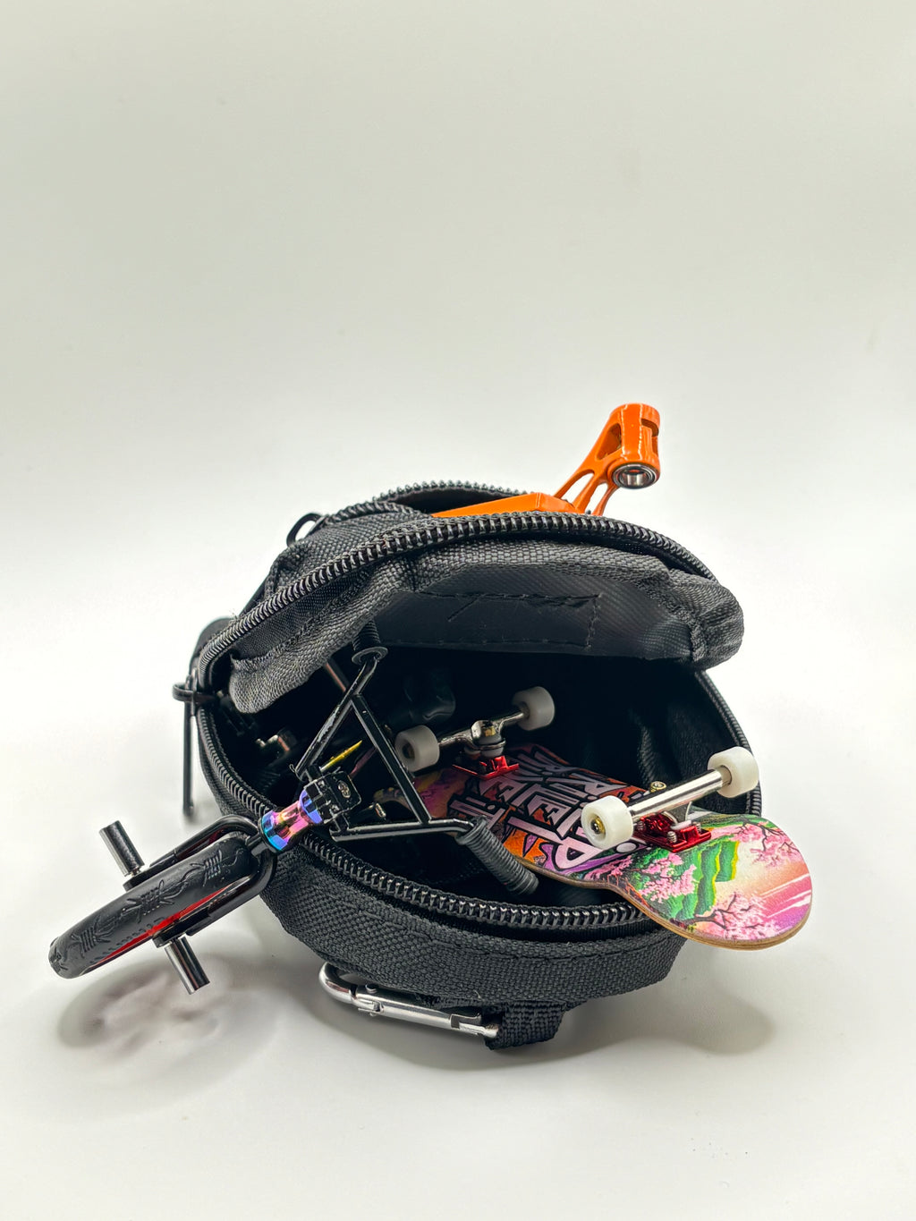 Talwip TAILWHIP Mini Backpack for Fingerboards, Finger Scooters, and Finger B ...