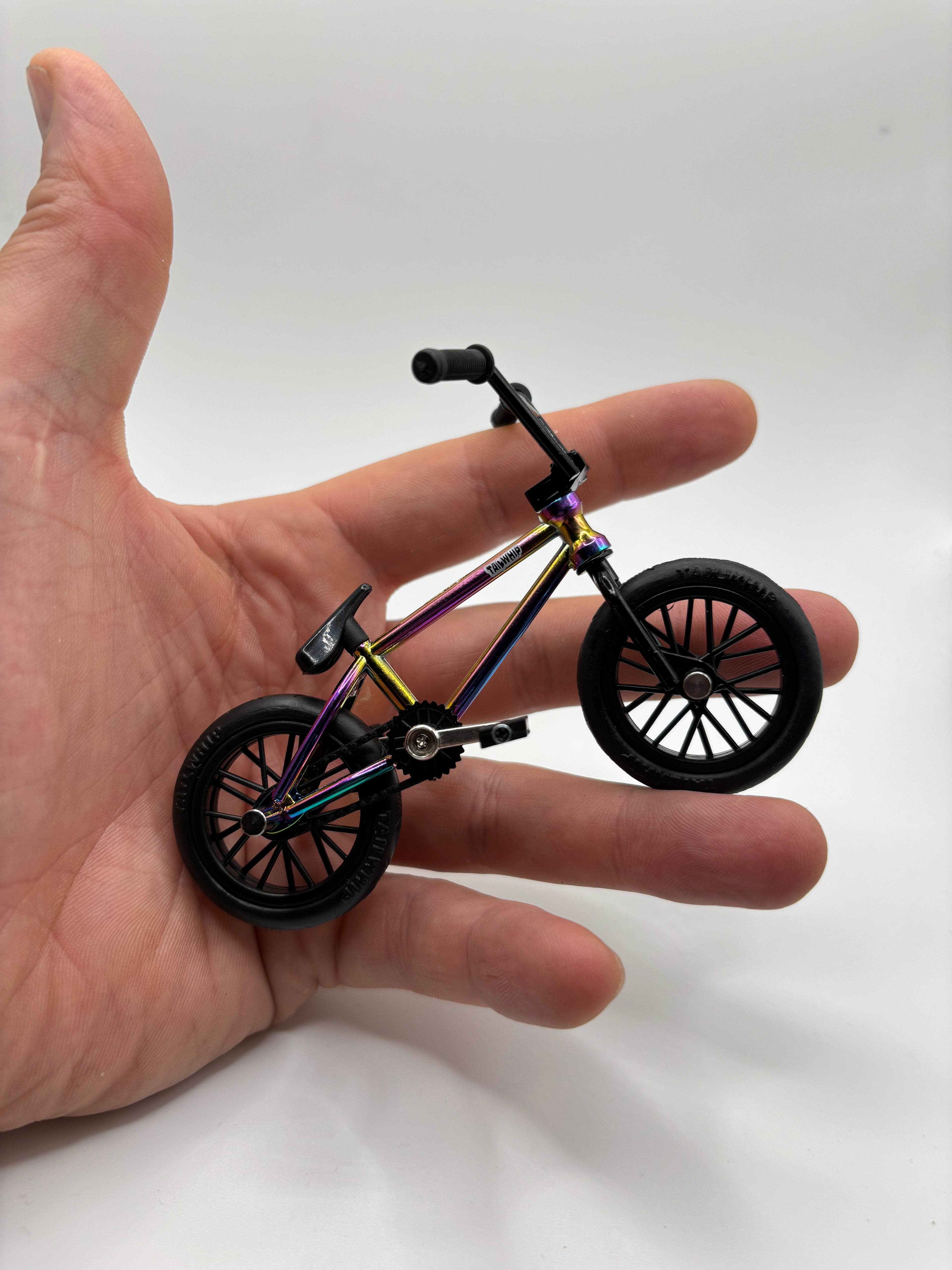 Finger BMX Oil Slick - Oil Slick Finger BMX Bike - Rainbow Mini Finger BMX Oil Slick - Oil Slick Finger BMX Bike - Rainbow Mini