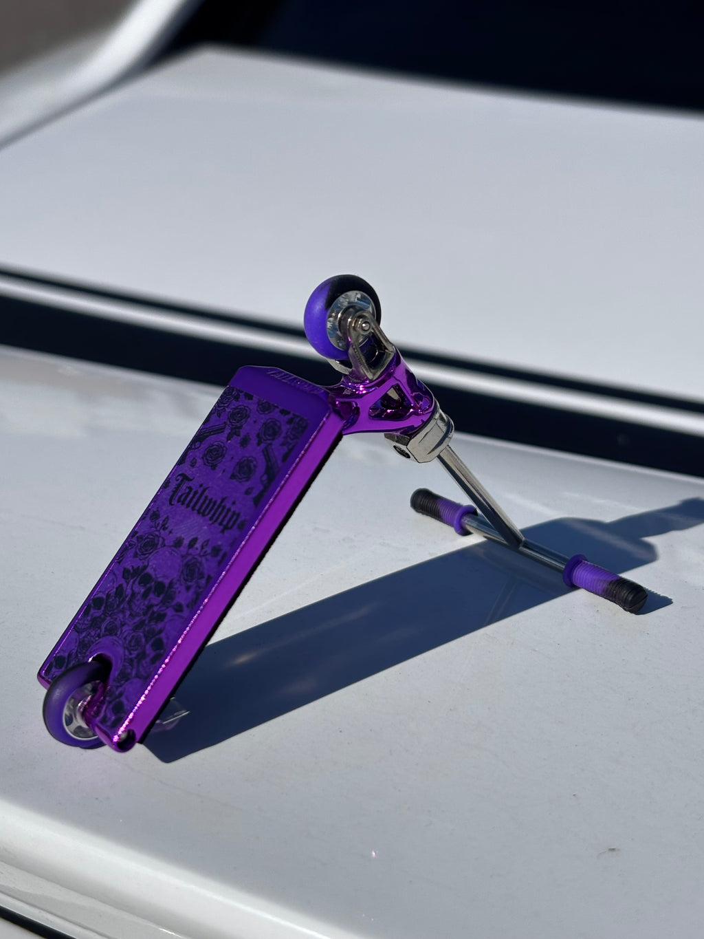 Tailwhip PRO scooter V2 full alloy steel silver PURPLE