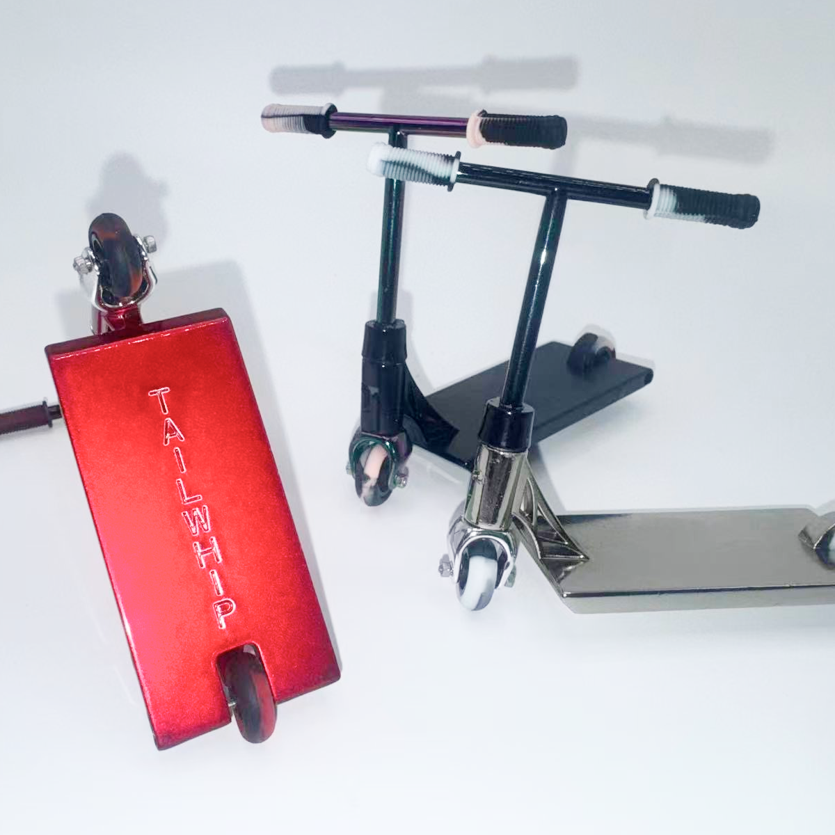 TAILWHIP Finger Scooter Silver VIDER 28MM