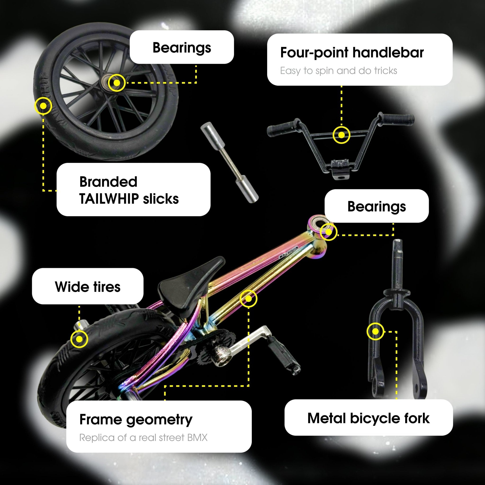 FINGER BMX OIL SLICK - tailwhip.shop