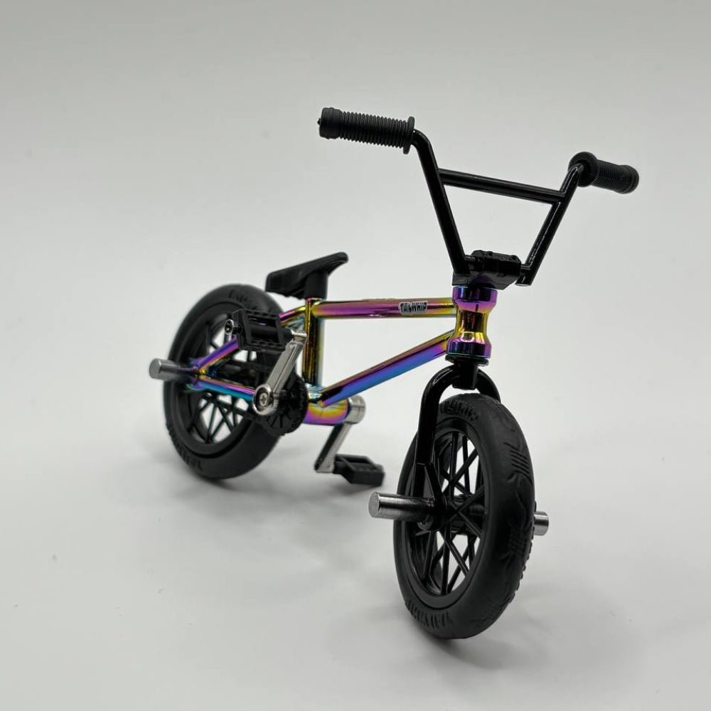 TAILWHIP フィンガーBMX オイルスリックカラー Finger BMX Oil Slick - Oil Slick Finger BMX Bike - Rainbow Mini