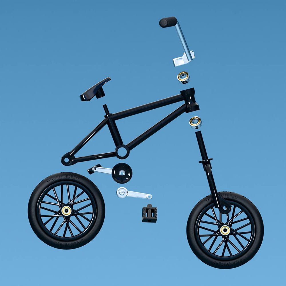 Finger BMX Black - Mini BMX Bike Black - Freestyle Finger BMX