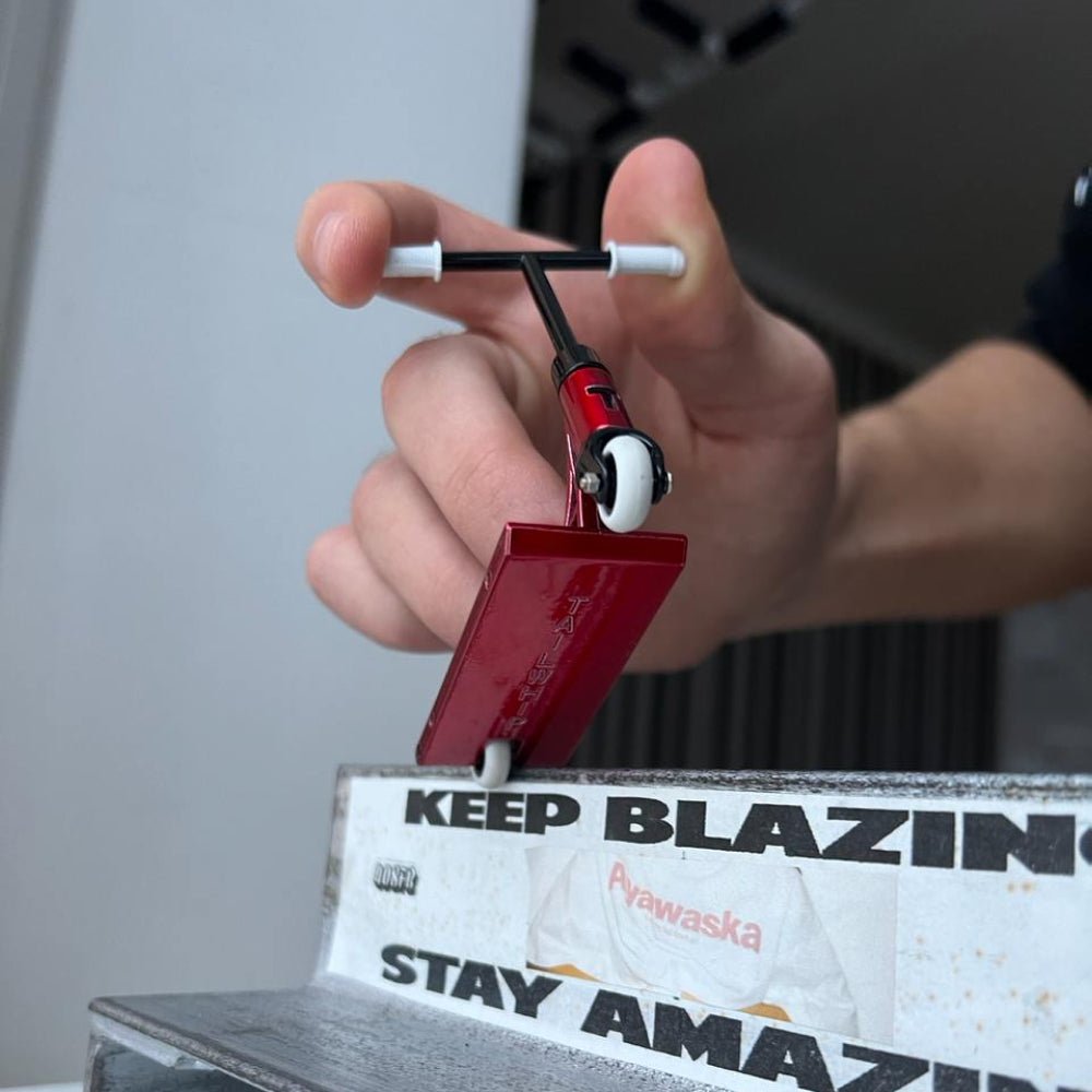 TAILWHIP Finger Scooter Metal Red - tailwhip.shop