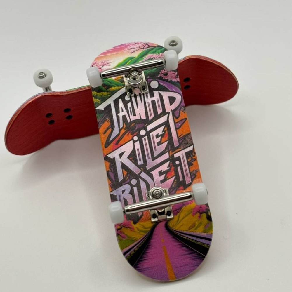 TAILWHIP Fingerboard – 34mm Finger Skateboard with Single Truck and Lock Nut | Pro Fingerboard for Tricks and Custom Designs - tailwhip.shop